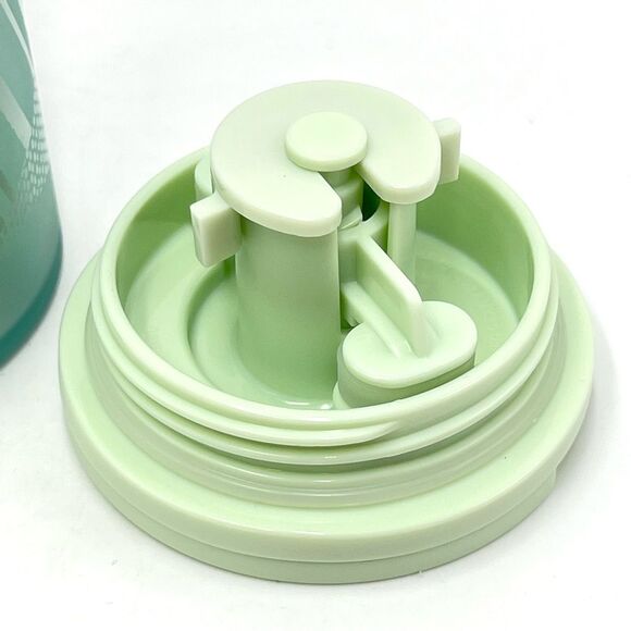 NEW Starbucks‎ LIMITED EDITION Mint Green Ribbon Swirl 16 OZ Insulated Tumbler - Picture 7 of 10